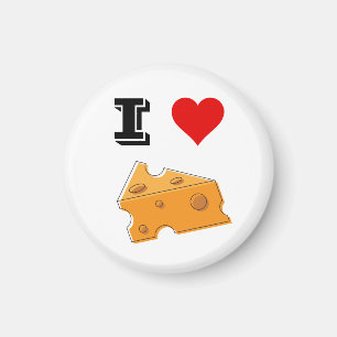I Heart Cheese Magnet