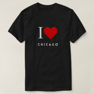I Heart Chicago blk Mens T-Shirt