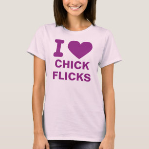 I Heart Chick Flicks T-Shirt