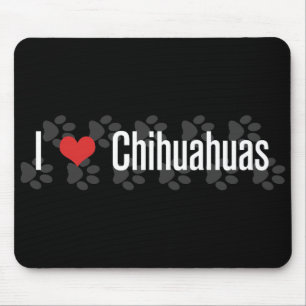 I (heart) Chihuahuas Mouse Pad
