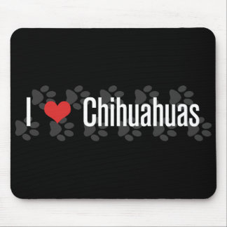 I (heart) Chihuahuas Mouse Pad