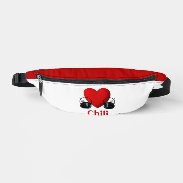 I Heart Chilli Bum Bags (Front)