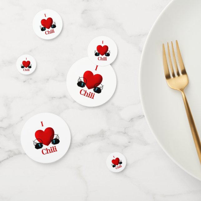 I Heart Chilli Confetti (Group)