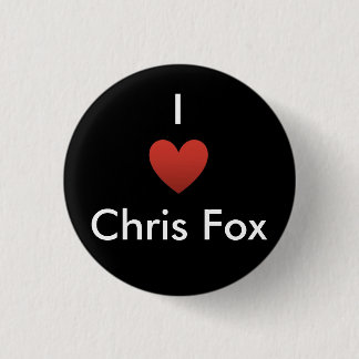 I Heart Chris Fox Button [Black]