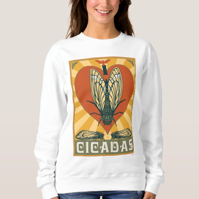 I Heart Cicadas Sweatshirt (Front)
