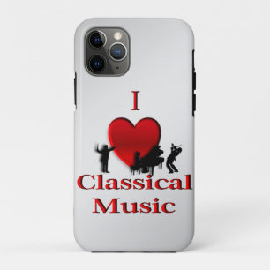 I Heart Classical Music Case-Mate iPhone Case