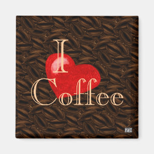 I Heart Coffee Magnet