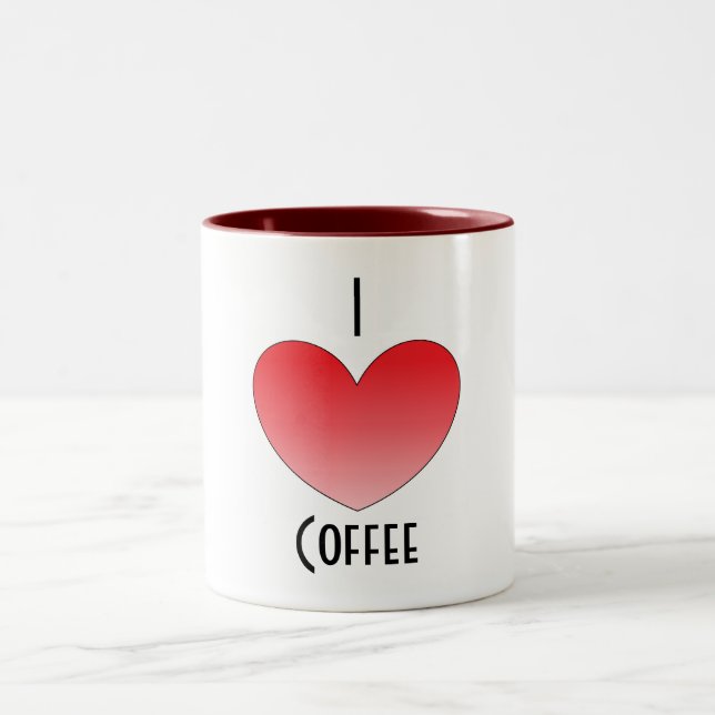 I Heart Coffee Mug (Center)