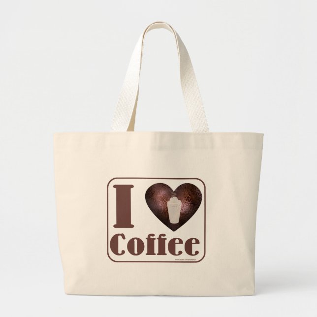 I heart Coffee tote (Front)