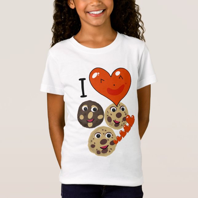 I Heart Cookies T-Shirt (Front)