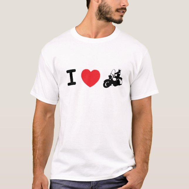 I HEART COPS T-Shirt (Front)