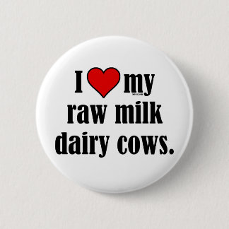 I Heart Cows 6 Cm Round Badge