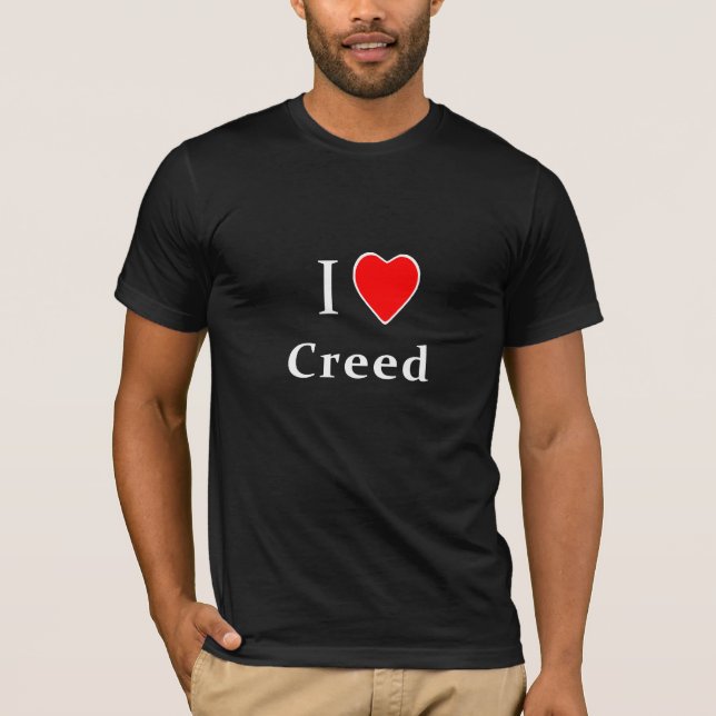 I Heart Creed - Dark Shirt (Front)