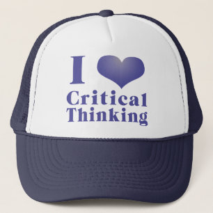 I Heart Critical Thinking Trucker Hat