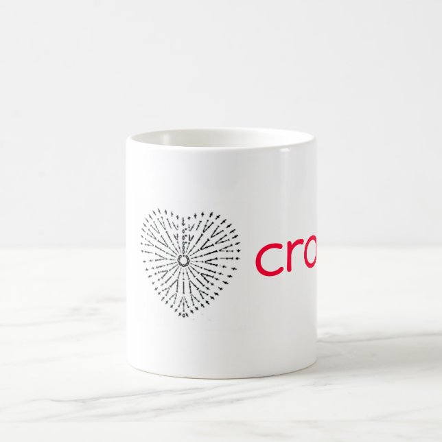 I Heart Crochet Coffee Mug (Center)
