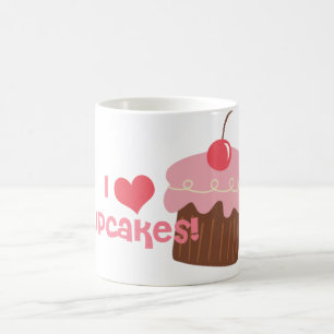i heart cupcake big MUG