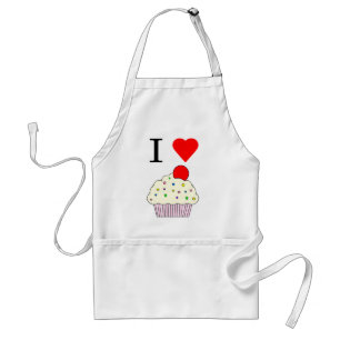 I heart Cupcakes Standard Apron