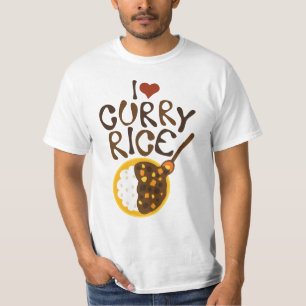 I Heart Curry Rice Graphic T-Shirt