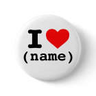 "I HEART" (customisable name)