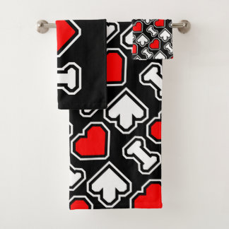 I Heart DDR Bath Towel Set