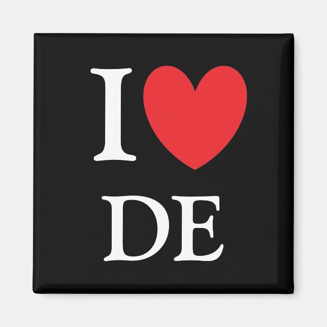 I Heart Delaware Magnet (Front)
