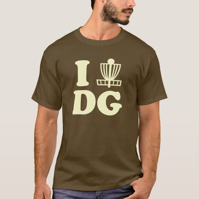 I Heart Disc Golf T-Shirt (Front)