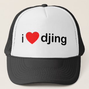 I Heart Djing Trucker Hat