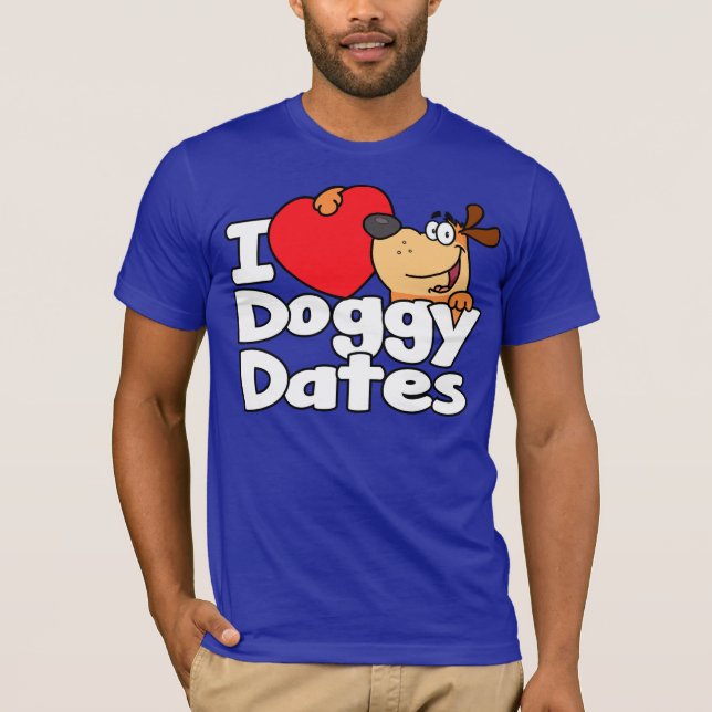 I Heart Doggy Dates T-Shirt (Front)