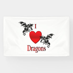 I Heart Dragons Banner