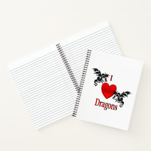 I Heart Dragons Personal Notebook