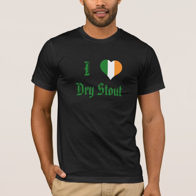 I heart Dry Stout T-Shirt (Front)