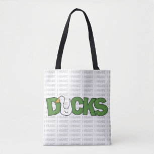 I Heart Ducks Tote Bag