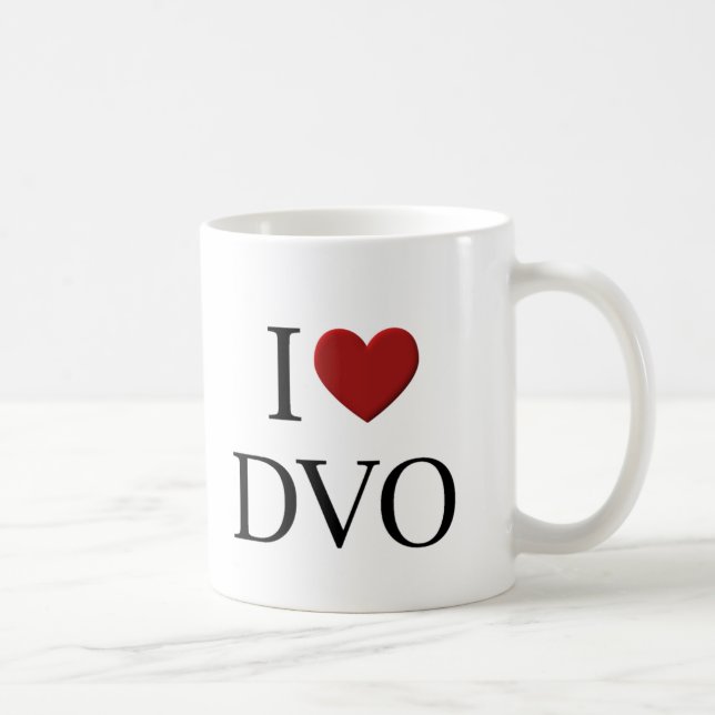 I Heart DVO Coffee Mug (Right)
