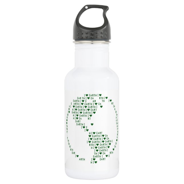 I Heart Earth 532 Ml Water Bottle (Front)