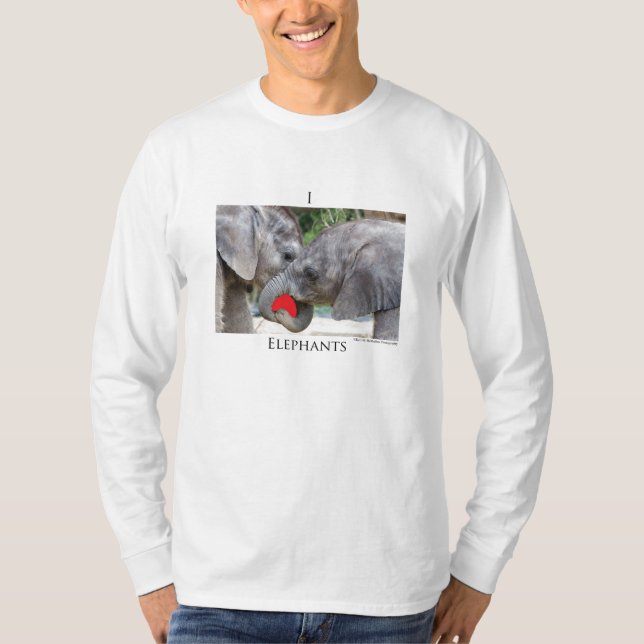 I(heart)elephants T-Shirt (Front)