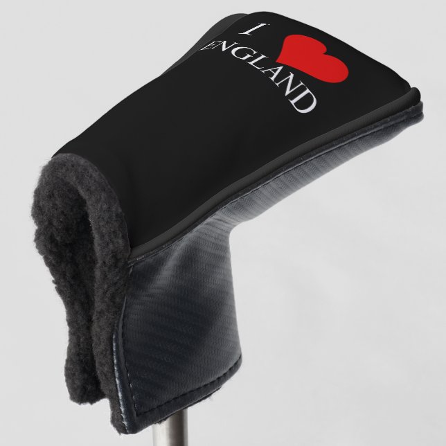 I Heart England wt pccnt Golf Head Cover (3/4 Front)