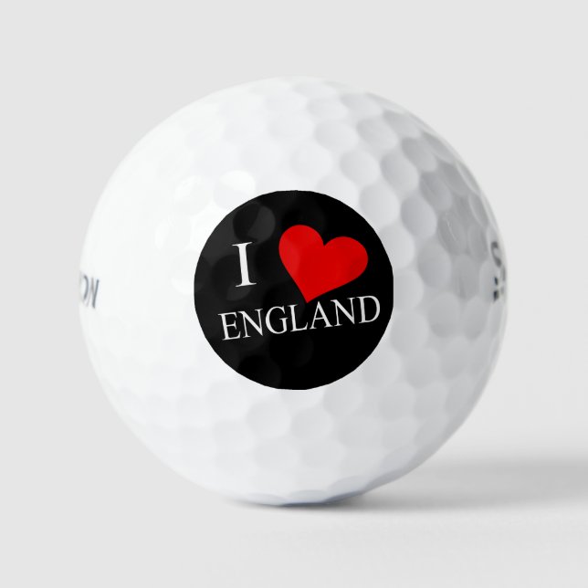 I Heart England wt ssf gbcnt Golf Balls (Front)