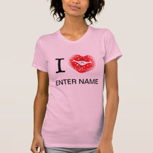 I_HEART_____, ENTER NAME T-Shirt