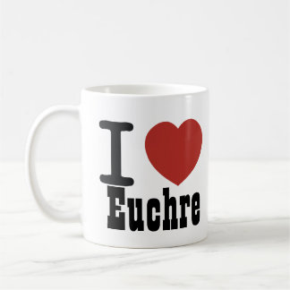 I Heart Euchre Coffee Mug