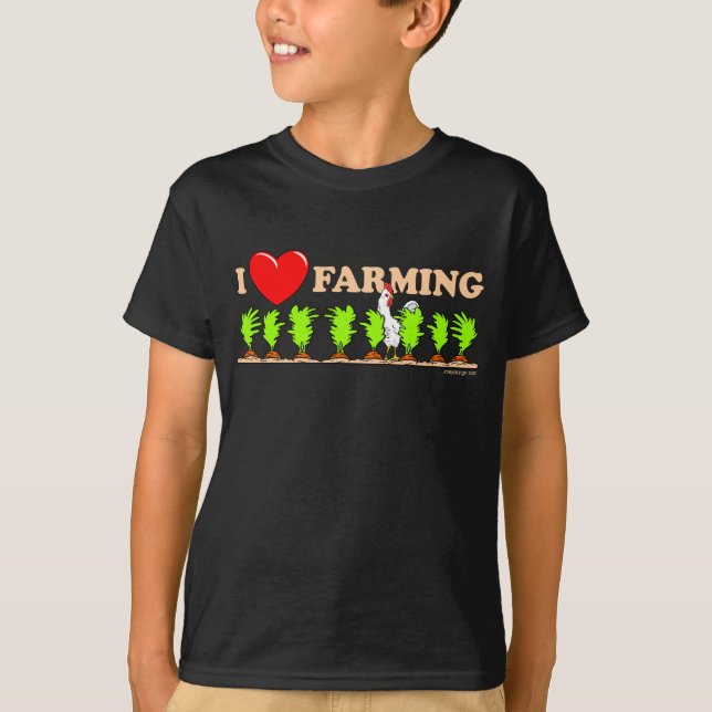 I Heart Farming T-Shirt (Front)