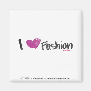 I Heart Fashion Aqua Magnet