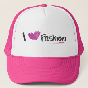 I Heart Fashion Aqua Trucker Hat