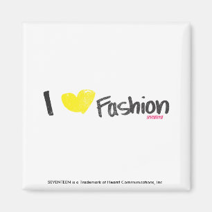 I Heart Fashion Pink Magnet