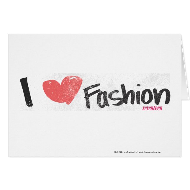 I Heart Fashion Purple (Front Horizontal)