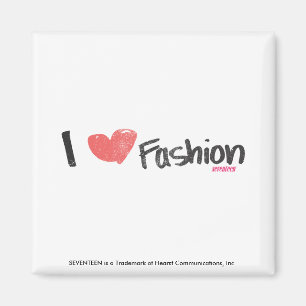 I Heart Fashion Purple Magnet