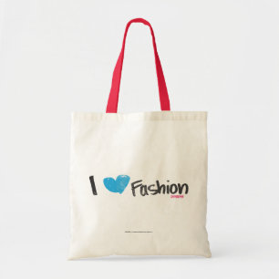 I Heart Fashion Yellow Tote Bag