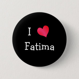 I Heart Fatima 6 Cm Round Badge