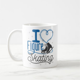 I Heart Figure Skating Coffee Mug