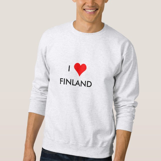 i heart finland sweatshirt (Front)