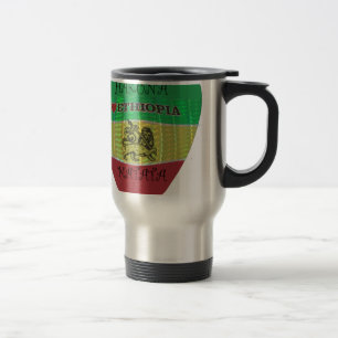 I Heart Flag - Love Ethiopia Red Golden Green Ki Travel Mug